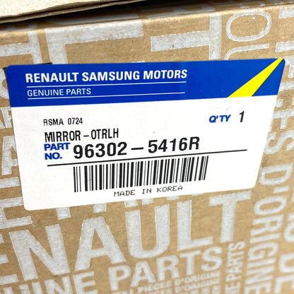 Pièce d'origine Rétroviseur extérieur gauche 7 broches pour Renault Koleos I 963025416R