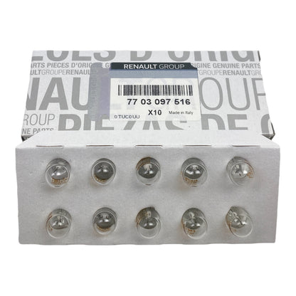 Original AMPOULES KIT 120 pièces RENAULT 7711429924