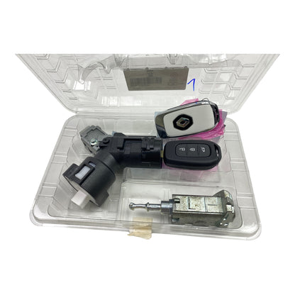 Pièce d'origine Barillet de contact avec jeu de serrures et 2 clés pour Renault Clio V Scenic IV 806010593R