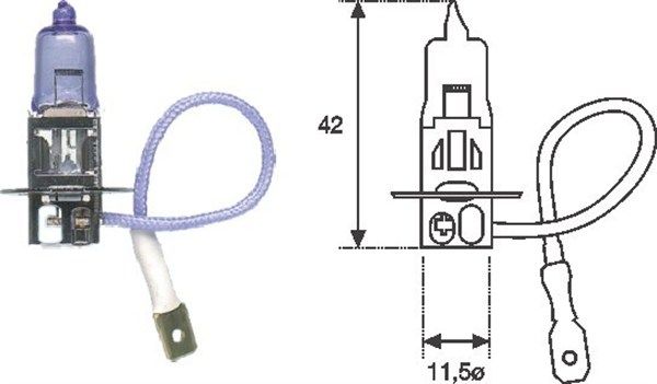 Ampoule automobile — Magneti Marelli 002553100000