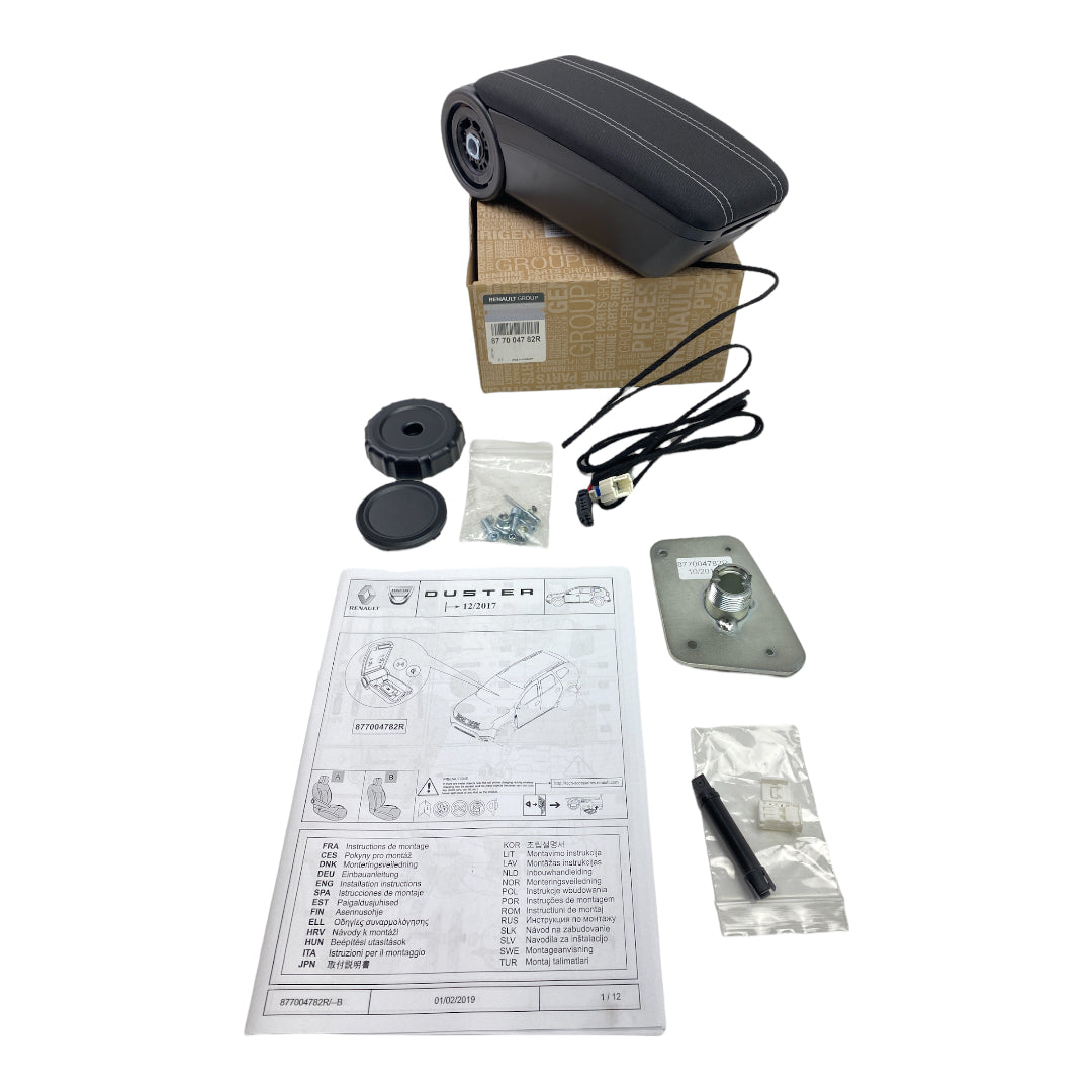 Pièce d'origine Accoudoir central avec chargeur à induction pour Dacia Duster II 877004782R