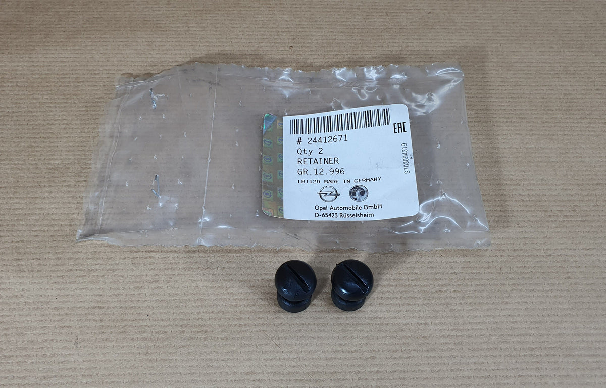 Fixation de cordon de plage arrière d’origine pour Opel Corsa D — 24412671 — vue 1