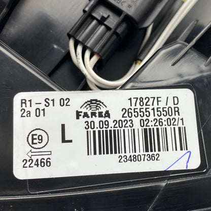 Pièce d'origine Feu arrière gauche pour Renault Clio V 265551550R