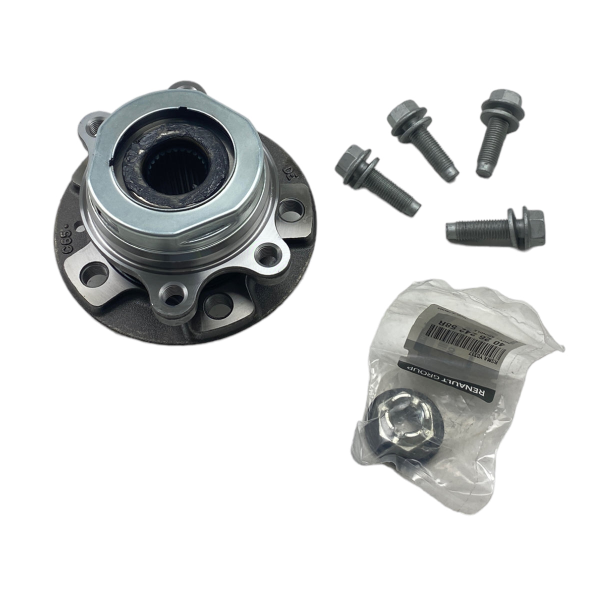 Pièce d'origine Moyeu de roue avec roulement avant pour Renault Laguna III 402104687R