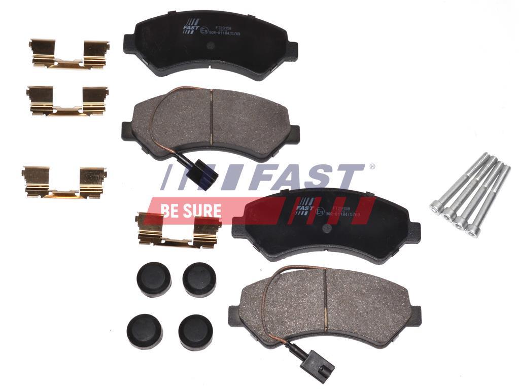PLAQUETTES DE FREIN FIAT DUCATO 06> AVANT 2-CAPTEURS 17Q HEAVY 11> SPRING 74MM.