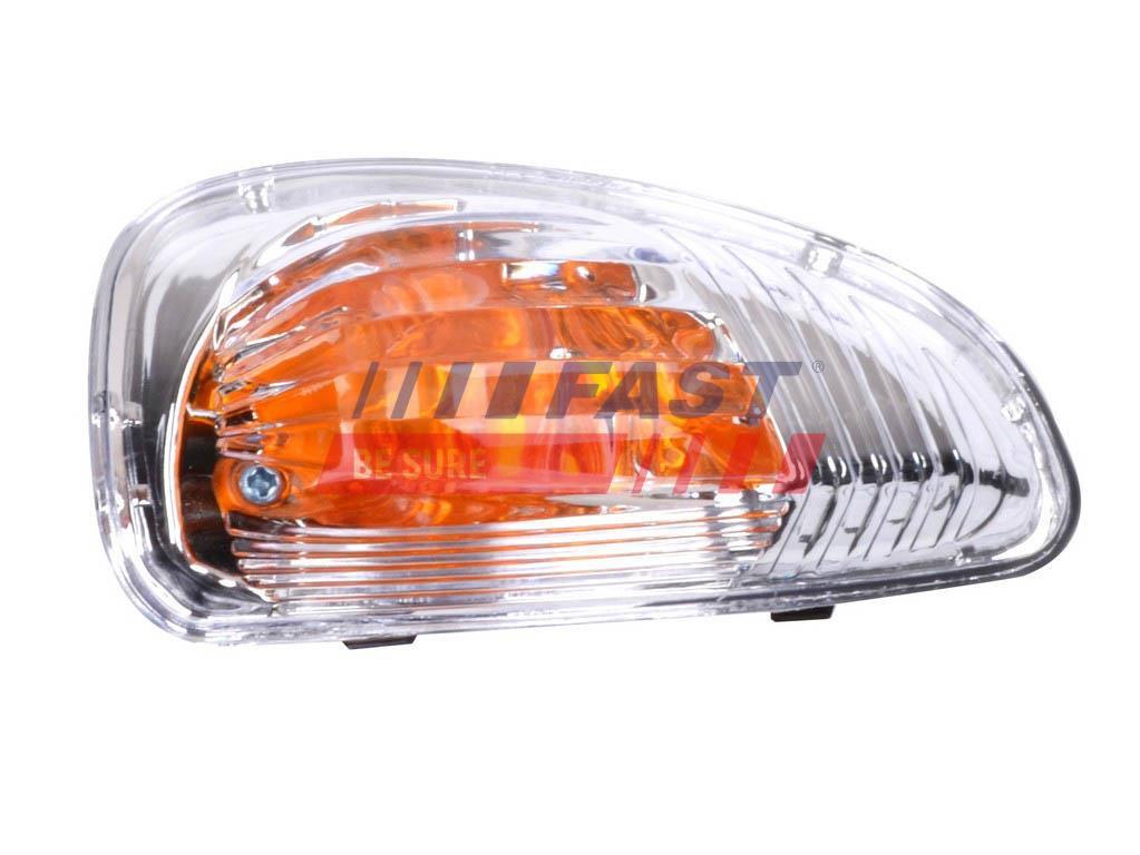 FEU CLIGNOTANT RENAULT MASTER III 10> RETROVISEUR GAUCHE BLANS INSERT ORANGE.