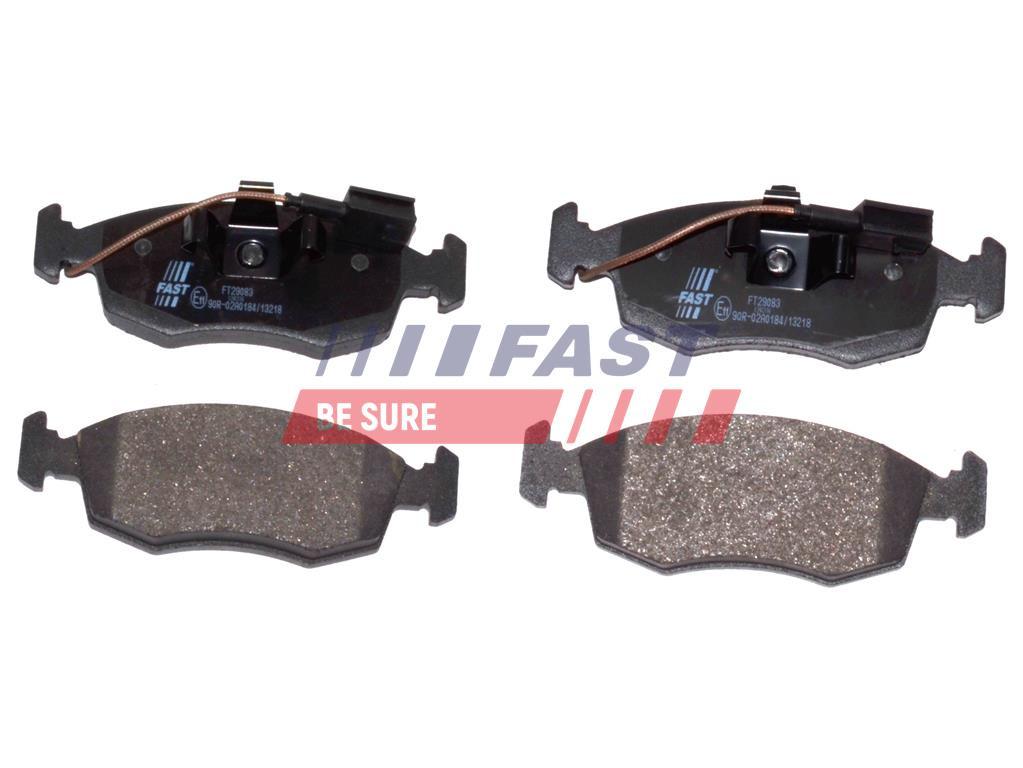 PLAQUETTES DE FREIN FIAT 500 07> AVANT 2-CAPTEURS.