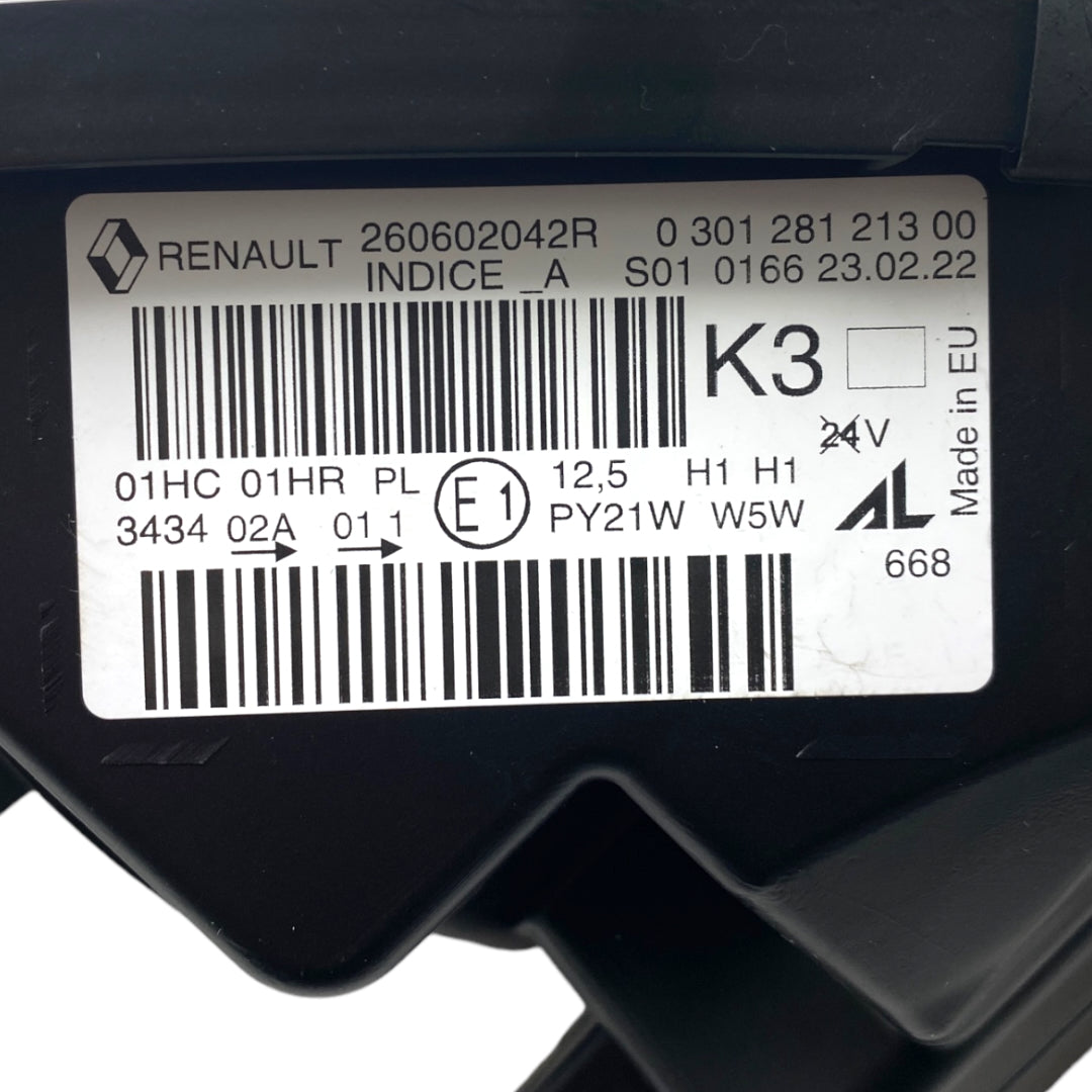 Pièce d'origine Phare avant gauche pour Renault Captur I 260602042R