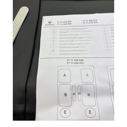 Pièce d'origine Housses de siège SUPERAQUILA pour Opel Vivaro I Renault Trafic II 7711420812