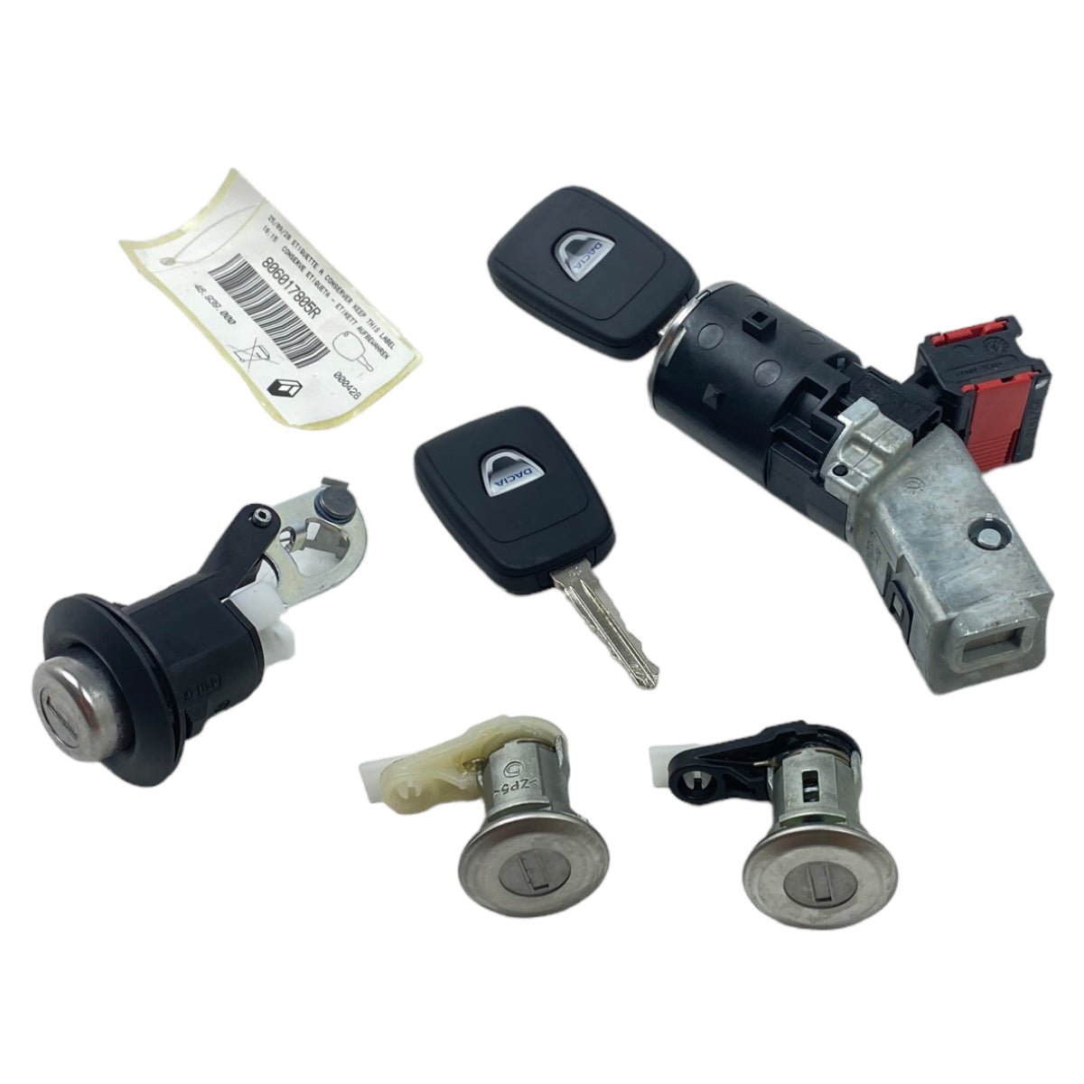 Pièce d'origine Kit de serrures avec neiman pour Dacia 806017805R