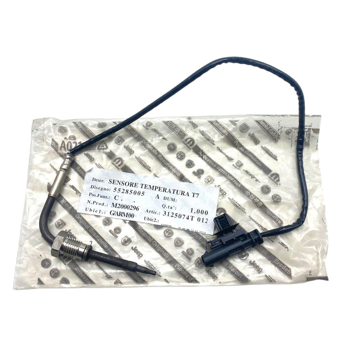 Pièce d'origine Capteur de température des gaz d'échappement pour Fiat Alfa Jeep 46341095