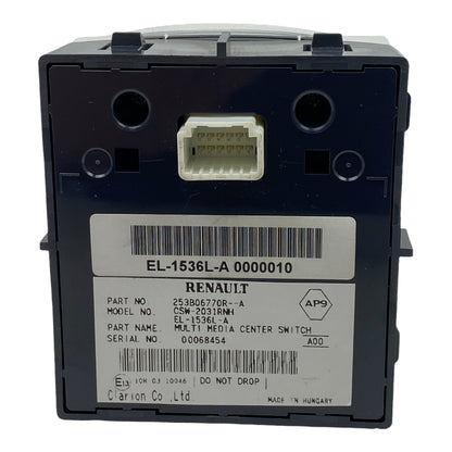 Pièce d'origine Panneau de commande de console centrale pour Renault Laguna III Megane III Scenic III 253B06770R