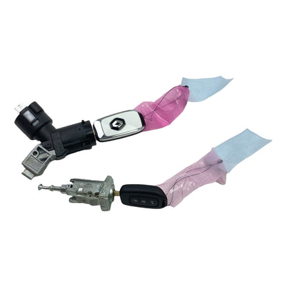 Pièce d'origine Barillet de contact avec jeu de serrures et 2 clés pour Renault Clio V Scenic IV 806010593R