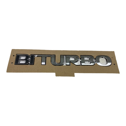 Pièce d'origine Emblème Logo Biturbo noir pour Opel Vivaro B S122012