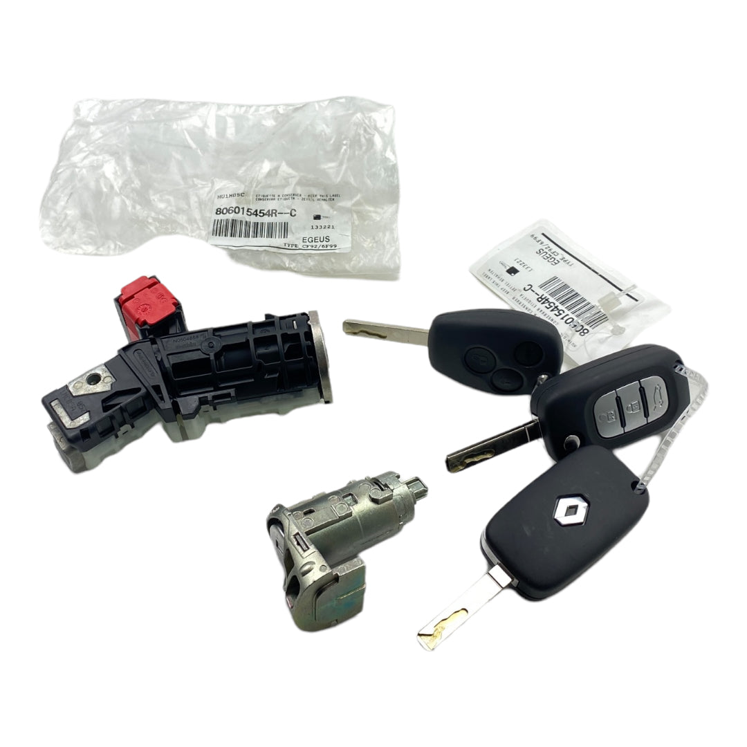 Pièce d'origine Neiman avec trois clés et barillet pour Renault Trafic III Master III 806015454R