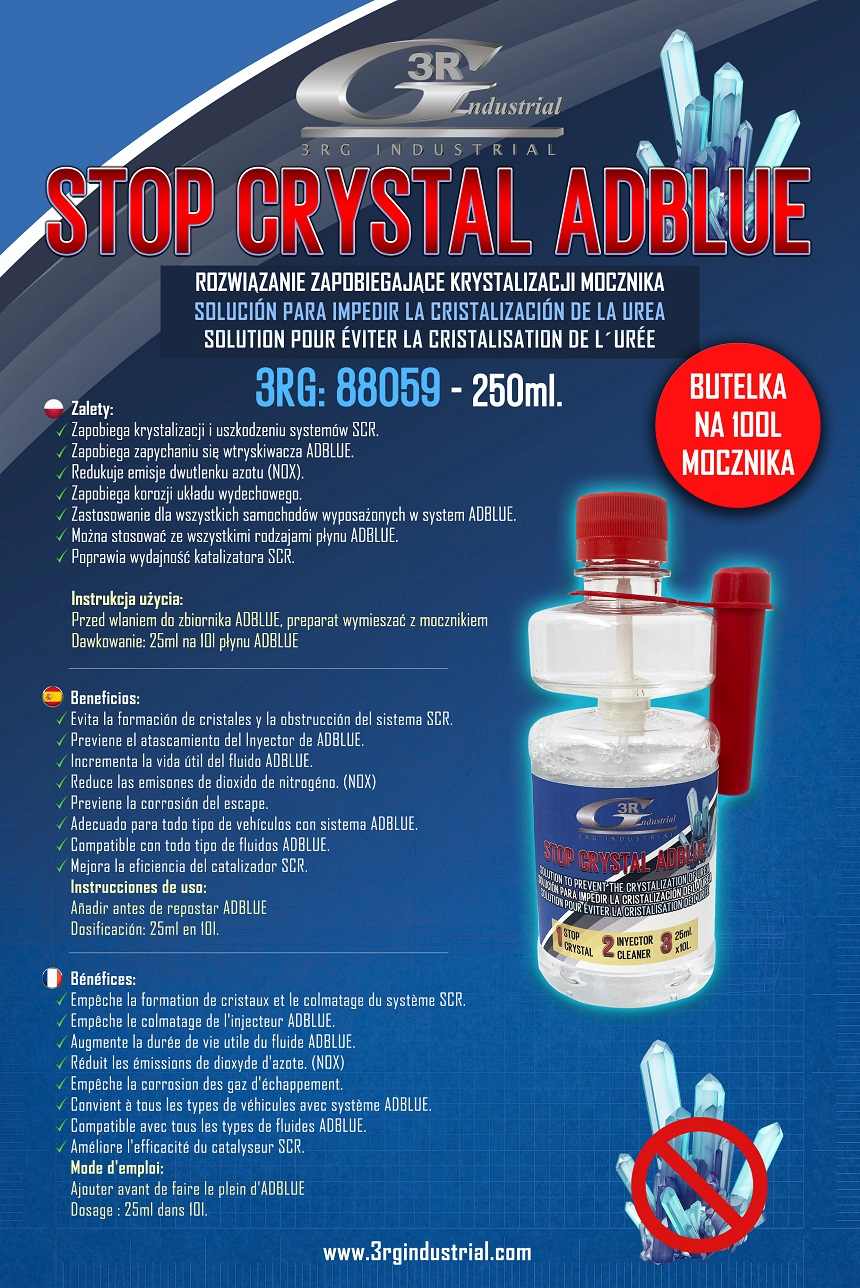Additif anticristallisation pour AdBlue — 250 ml — 3RG 88059 — vue 2