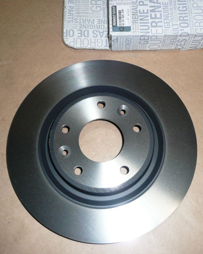 Disque de frein d’origine Renault — Kadjar avant 296 mm 5SR 1 pièce — 402066624R — photographie de la pièce