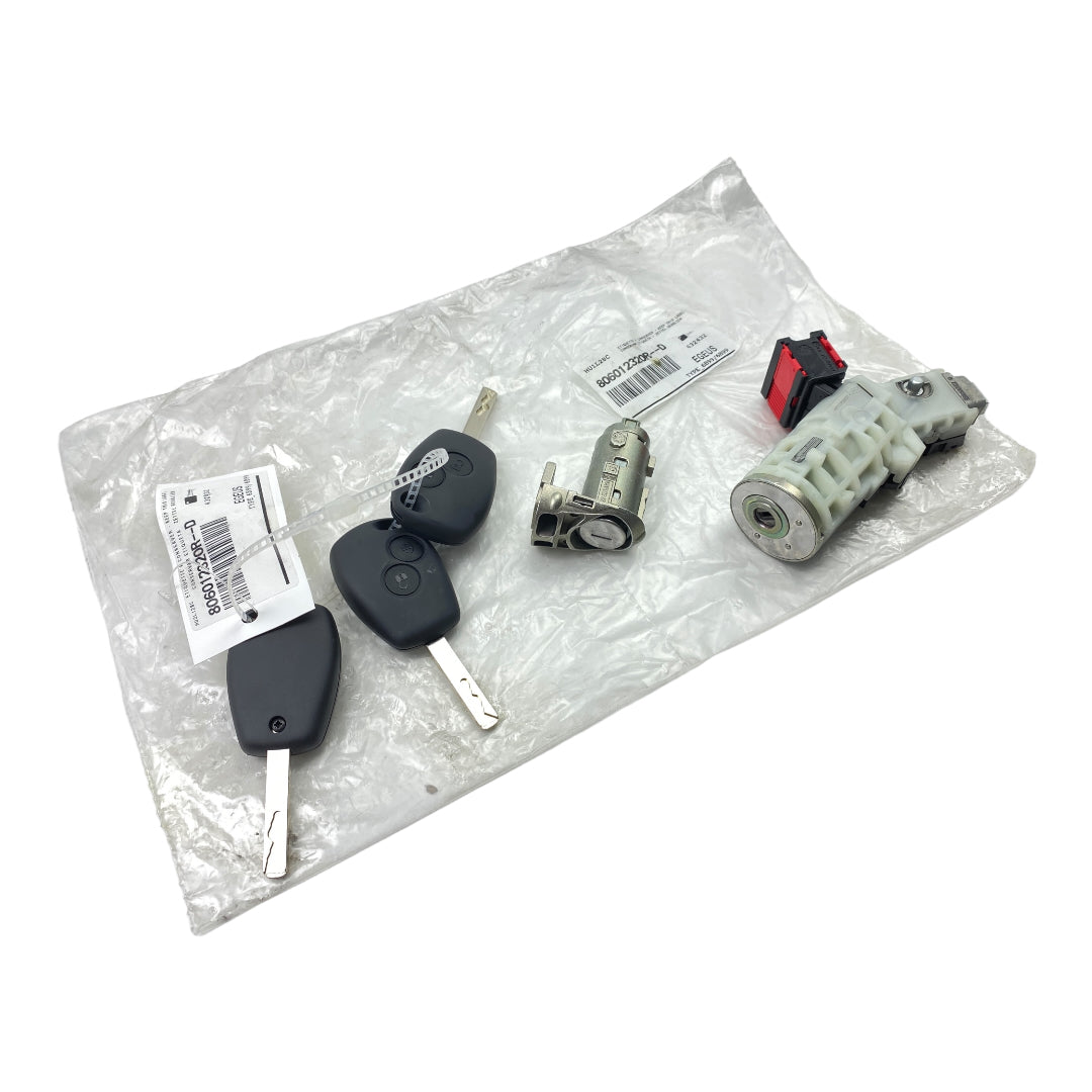 Pièce d'origine Neiman avec trois clés et barillet pour Renault Trafic III Master III Kangoo II Clio III 806012320R