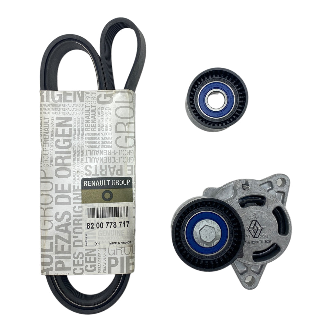 Pièce d'origine Kit de courroie d'accessoires pour Renault Opel 2.5 dCi 7701478360