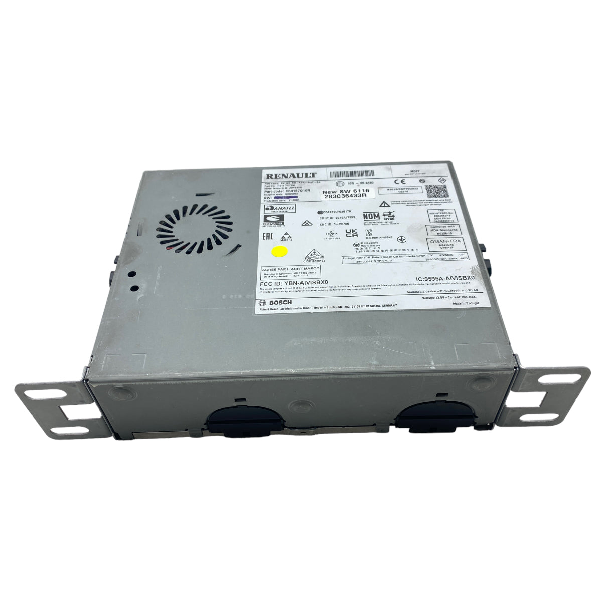 Pièce d'origine Autoradio multimédia pour Renault Clio V Captur II 283C36433R