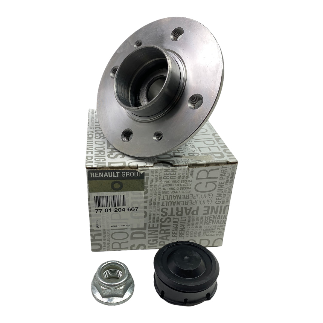Pièce d'origine Moyeu de roue avec roulement arrière pour Renault 7701204667