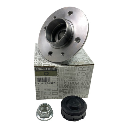 Pièce d'origine Moyeu de roue avec roulement arrière pour Renault 7701204667