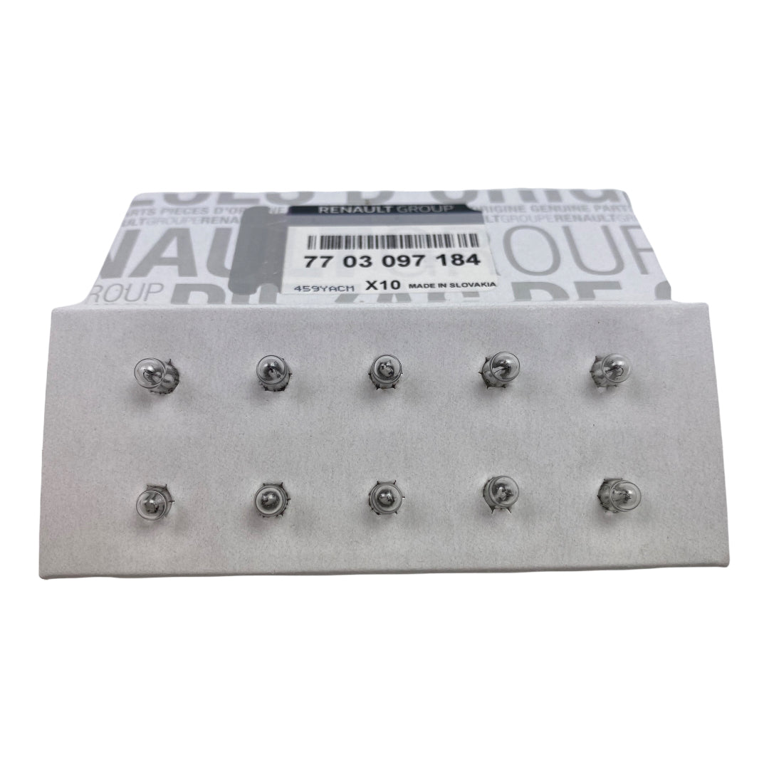Original AMPOULES KIT 120 pièces RENAULT 7711429924