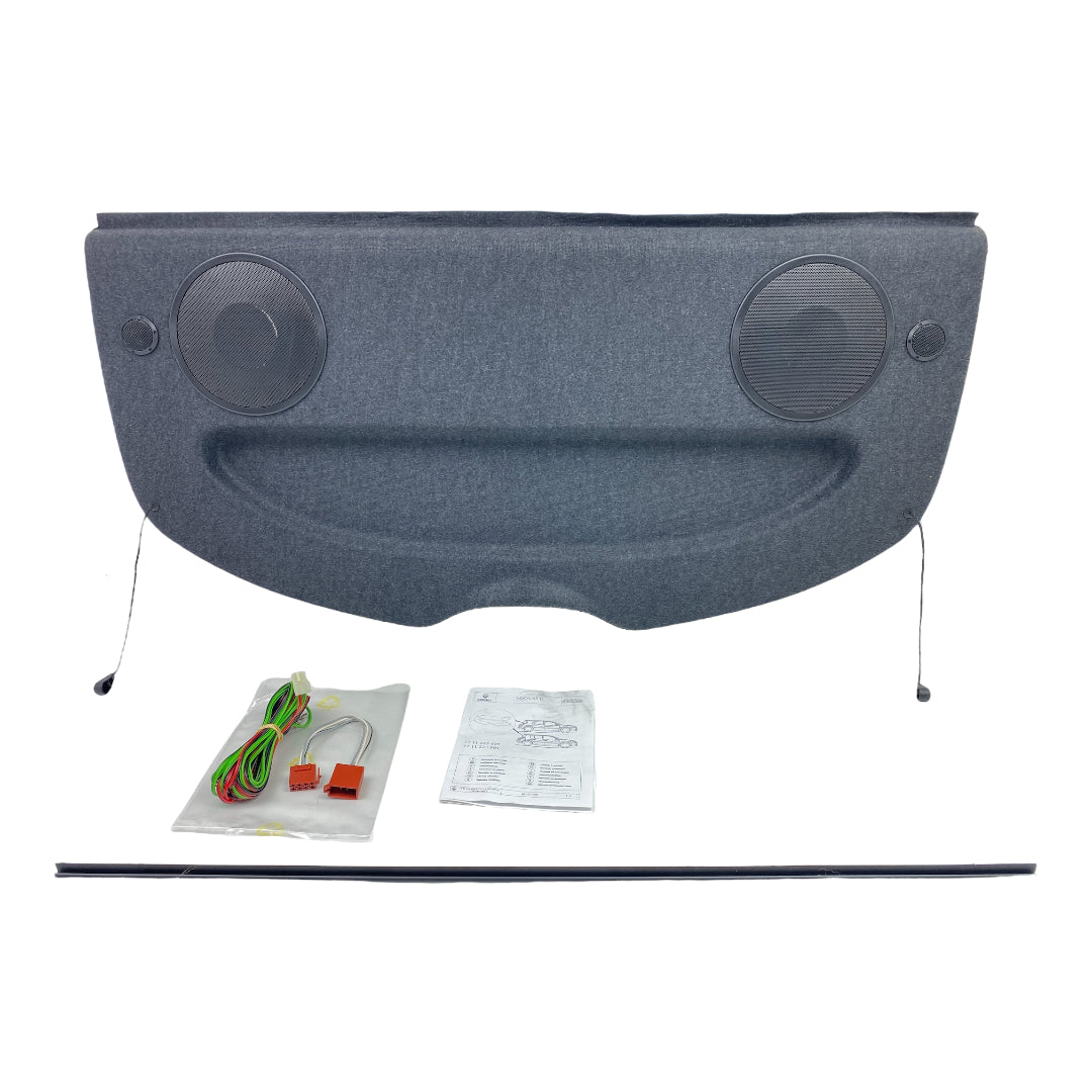 Pièce d'origine Plage arrière avec quatre haut-parleurs pour Renault Megane II 7711223605