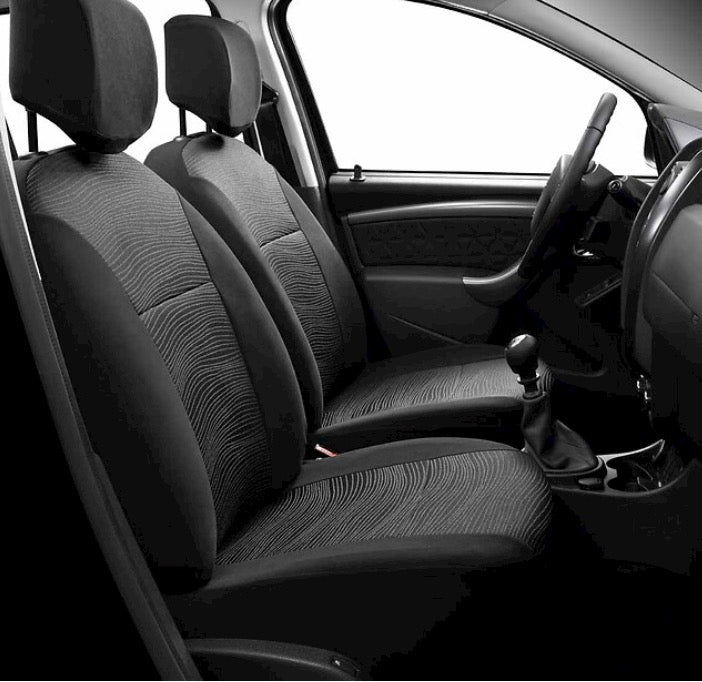 Pièce d'origine Housses de siège noires pour Dacia Duster I 8201452821