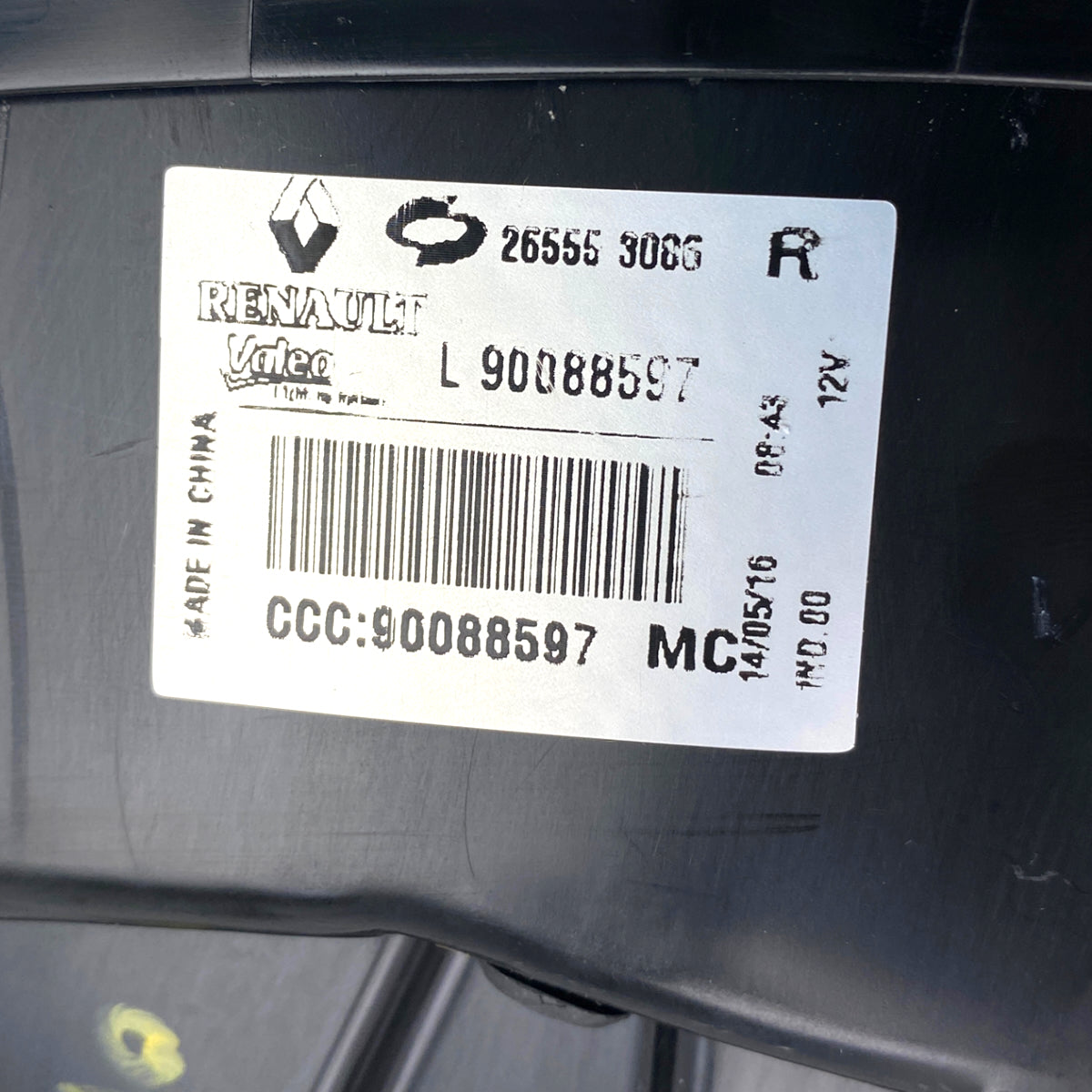 Pièce d'origine Feu arrière gauche de hayon pour Renault Koleos II 265553086R