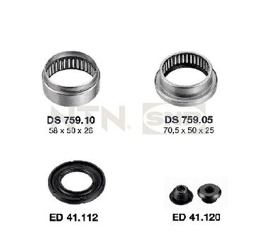 Kit de réparation de bras de suspension — SNR KS559.05