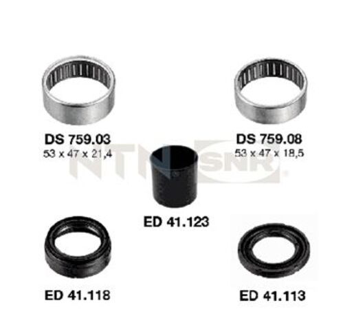 Kit de réparation de bras de suspension — SNR KS559.07