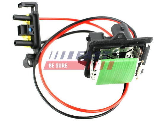 RÉSISTANCE, PULSEUR D`AIR HABITACLE RENAULT TRAFIC 01> 12-PIN + 3-PIN + 2-PIN.