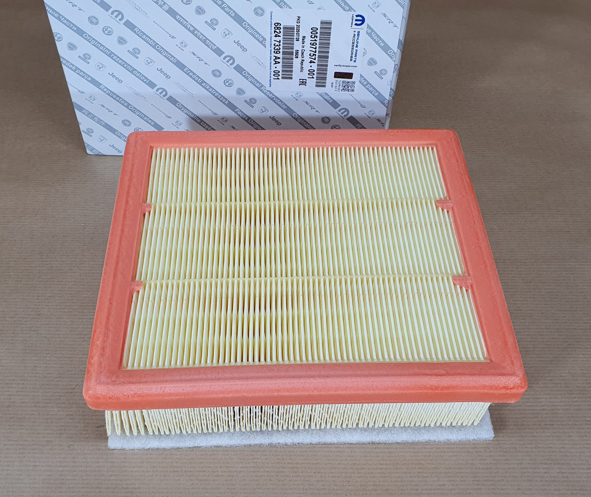 Filtre à air pour Fiat 500 1.4 — 51977574 — vue 1