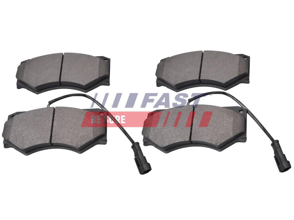 PLAQUETTES DE FREIN IVECO DAILY 90> AVANT 2-CAPTEURS 45.10 - 49.12 TURBO.