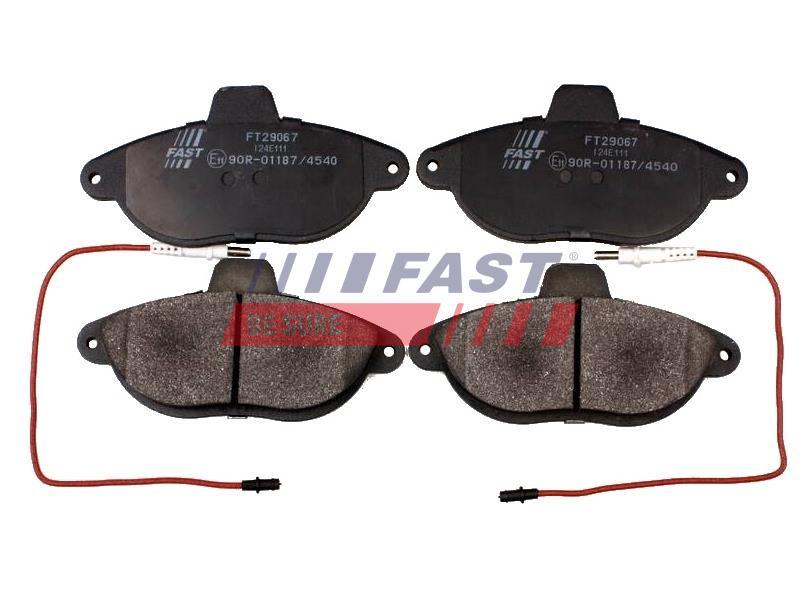 PLAQUETTES DE FREIN FIAT SCUDO / ULYSSE 95> AVANT 2-CAPTEURS.