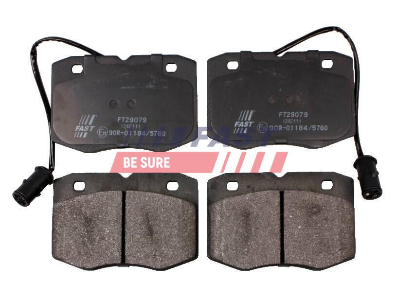 PLAQUETTES DE FREIN IVECO DAILY 90> AVANT 2-CAPTEURS 45-49.12 89>5/96.