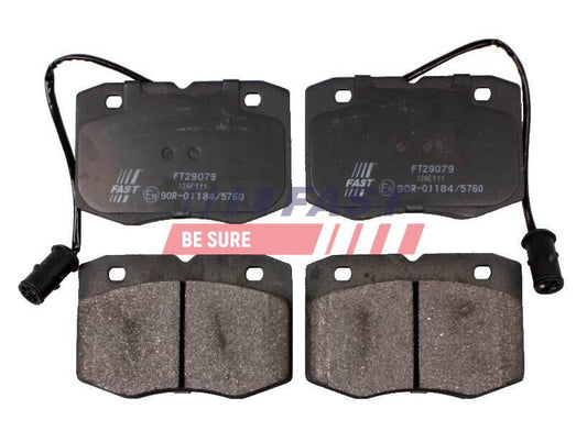 PLAQUETTES DE FREIN IVECO DAILY 90> AVANT 2-CAPTEURS 45-49.12 89>5/96.