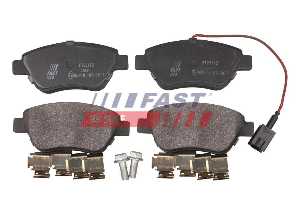 PLAQUETTES DE FREIN FIAT FIORINO 07> AVANT CAPTEUR.