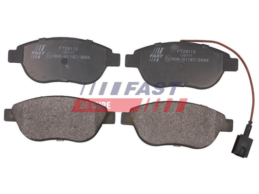 PLAQUETTES DE FREIN FIAT DOBLO 09> AVANT CAPTEUR.