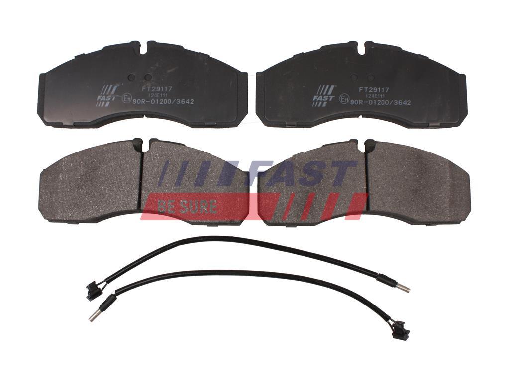 PLAQUETTES DE FREIN IVECO DAILY 00> AVANT 2-CAPTEURS 60/65C13.