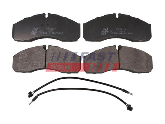 PLAQUETTES DE FREIN IVECO DAILY 00> AVANT 2-CAPTEURS 60/65C13.