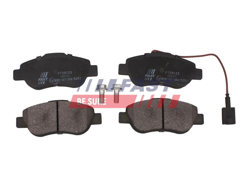 PLAQUETTES DE FREIN FIAT FIORINO 07> AVANT CAPTEUR.