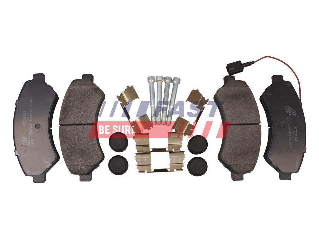 PLAQUETTES DE FREIN FIAT DUCATO 06> AVANT CAPTEUR 17Q HEAVY SPRING 68MM.