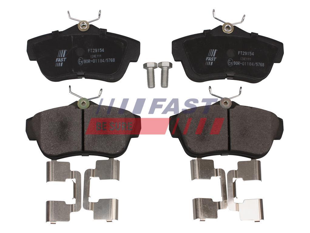 PLAQUETTES DE FREIN FIAT SCUDO 07> ARRIÈRE SANS CAPTEUR 1.6/2.0 MJTD.
