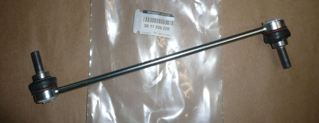 Biellette de barre stabilisatrice d’origine Renault — Dacia Duster avant gauche / droit — 551103022R — photographie de la pièce