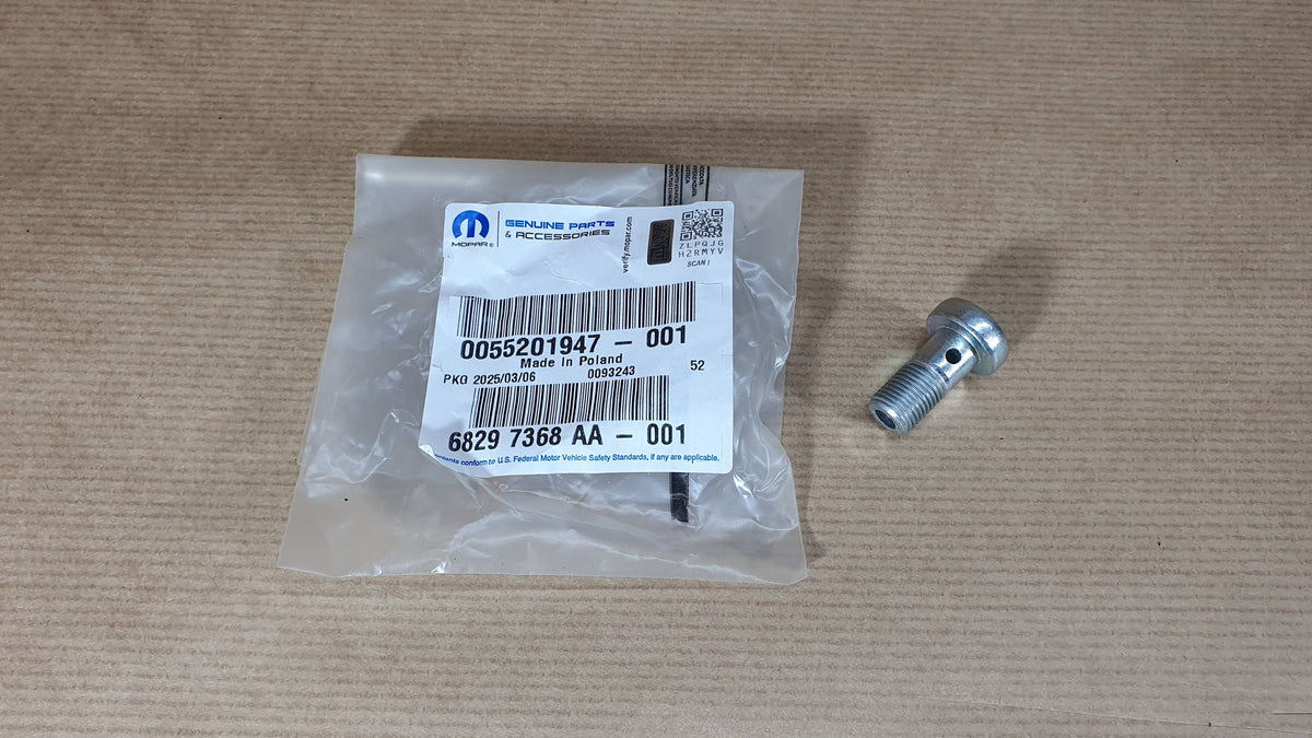 Vis de conduite de lubrification de turbo pour Fiat 500 1.3JTD — 55201947 — vue 1
