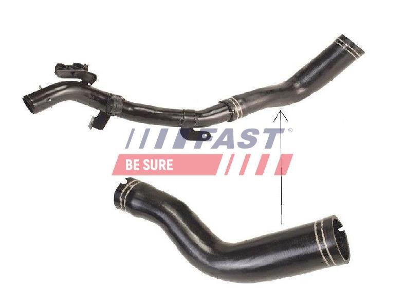 TUBE D`INTERCOOLER FIAT DOBLO 00> GAUCHE INFÉRIEUR 05> 1.3JTD.