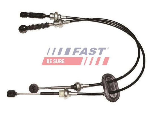 TIRETTE À CÂBLE, BOÎTE DE VITESSE RENAULT MASTER II 98> KIT 970/676+1102/794 MM.