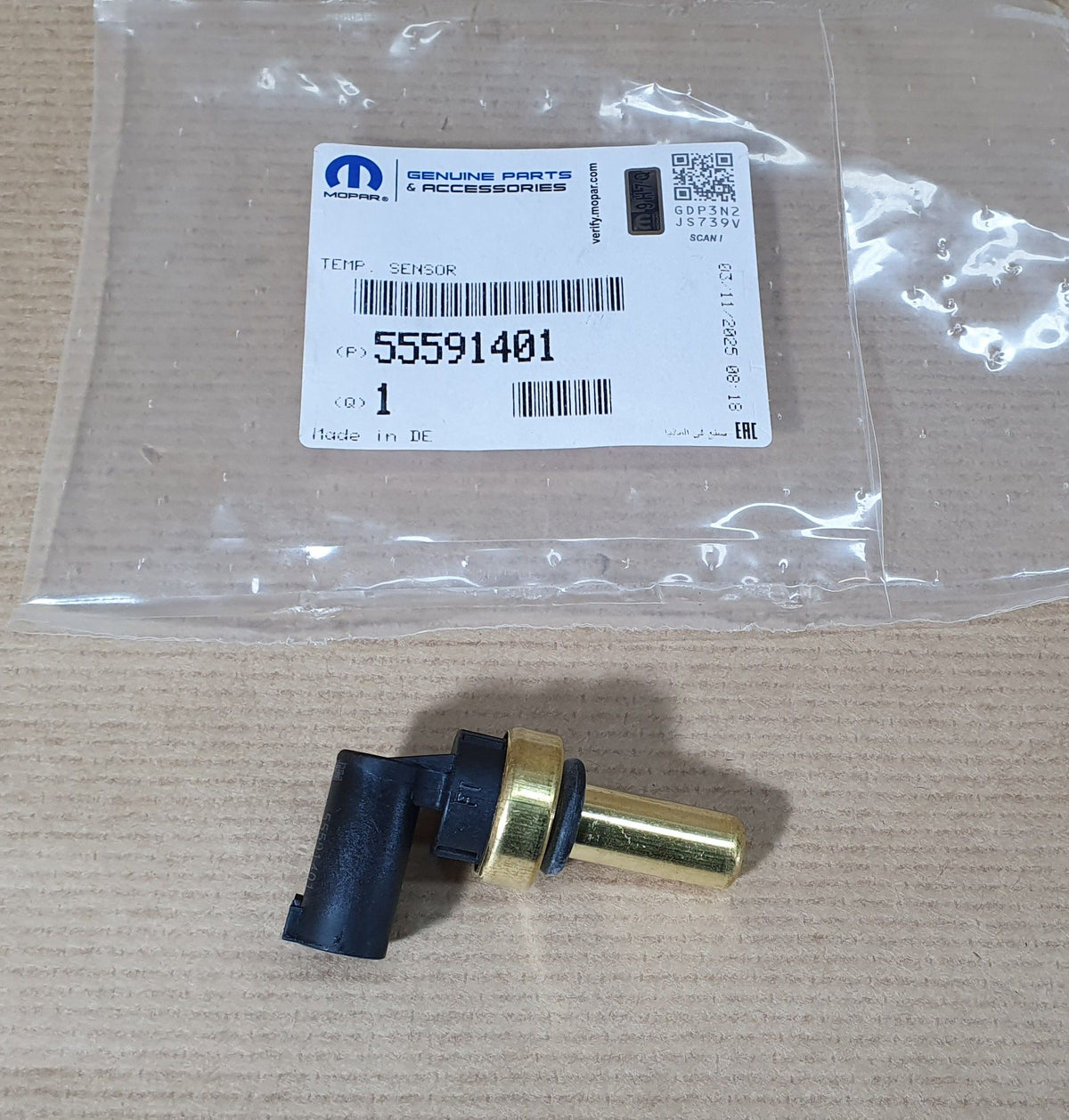 Sonde de température de liquide de refroidissement pour Opel Astra H 1.6 — 55591401 — vue 1